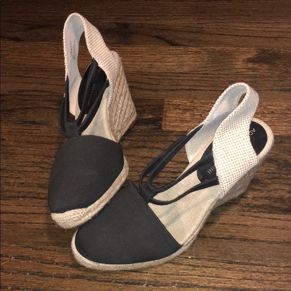 Black and Tan espadrilles